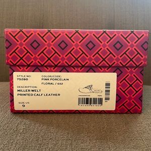 Tory Burch Miller Welt Pink Porcelain Size 9